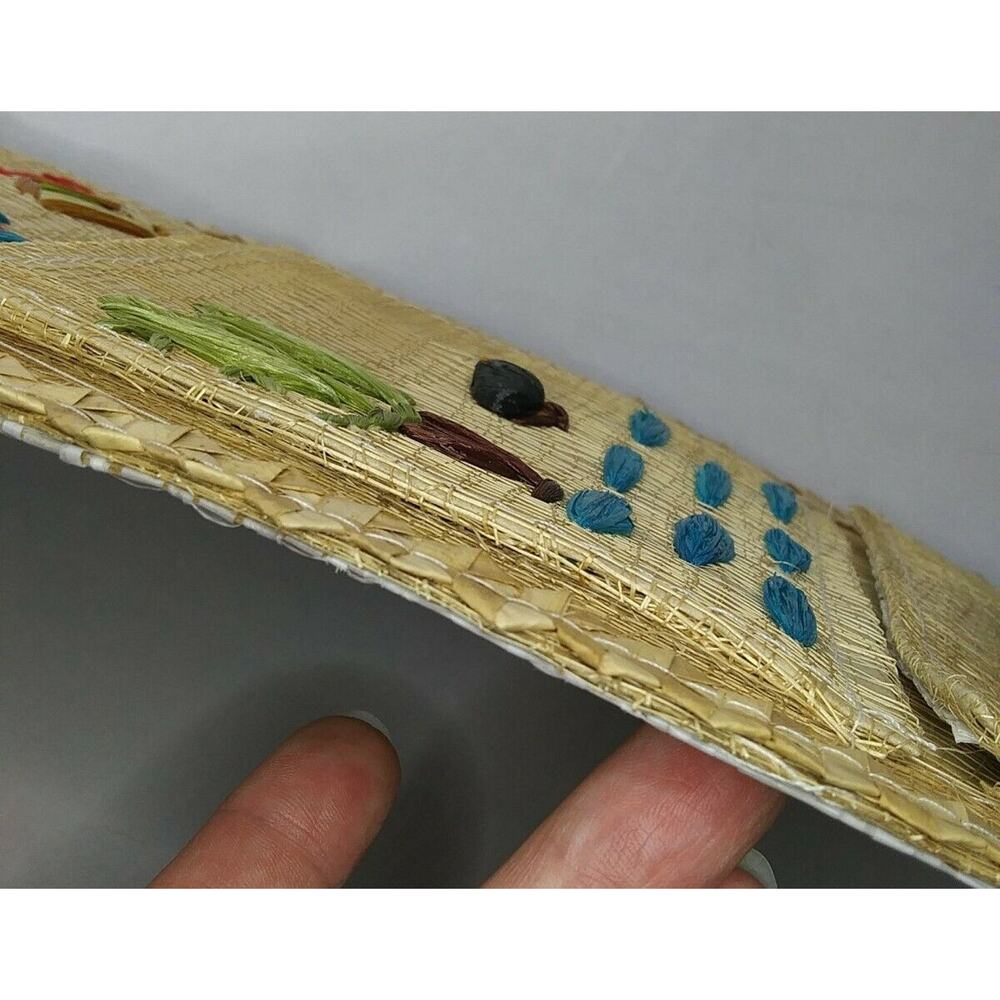 Hawaiian Islands Wall Pocket Hanging Mail Letter Organizer Embroidered Hawaii - Picture 6 of 12